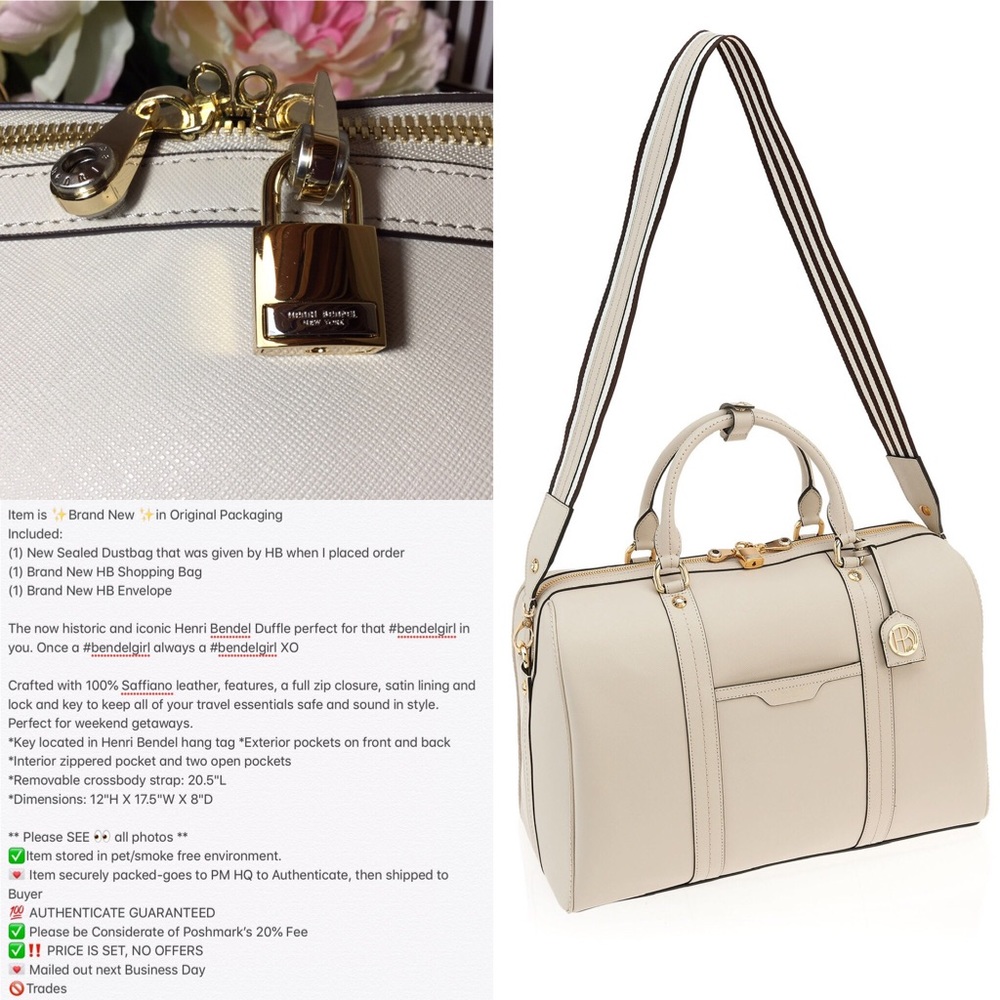 ‼️SOLD‼️ Henri Bendel West 57th Weekend Duffle - Picture 6 of 8